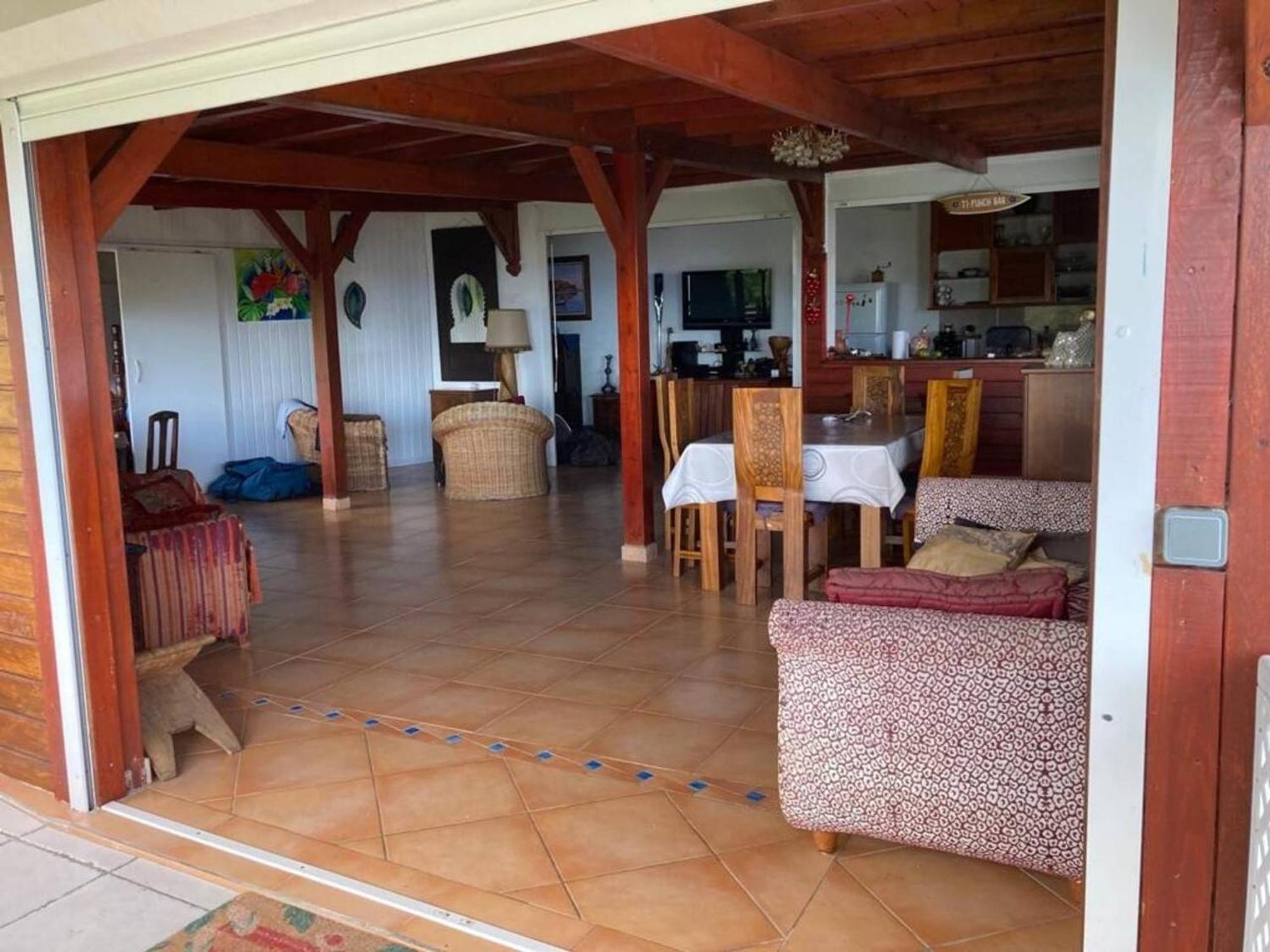 Villa Avec Vue Sur Mer A Vieux Habitants Piscine Bagian luar foto