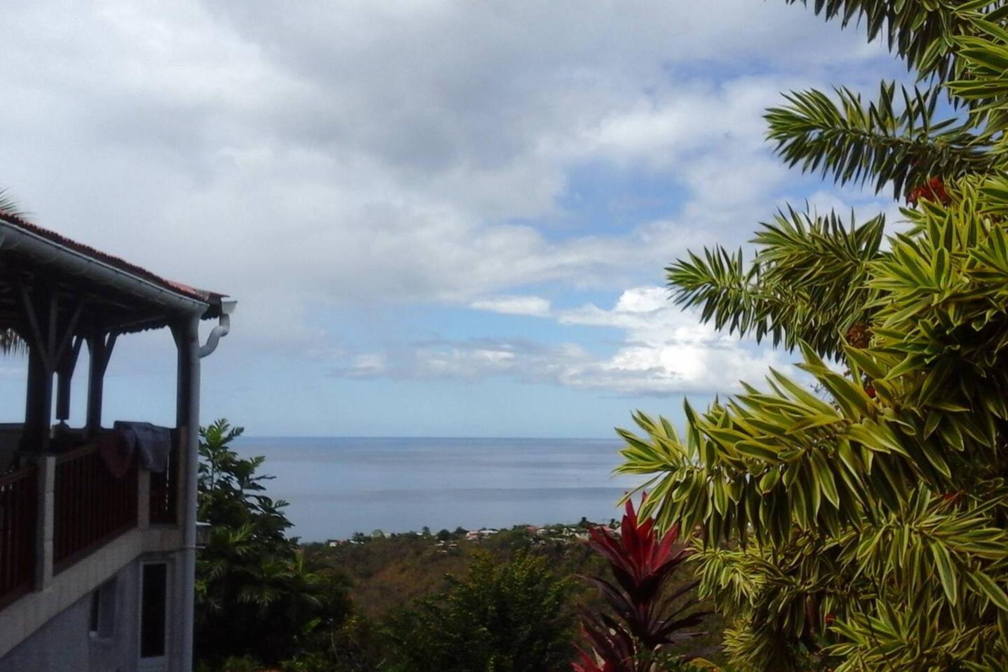 Villa Avec Vue Sur Mer A Vieux Habitants Piscine Bagian luar foto