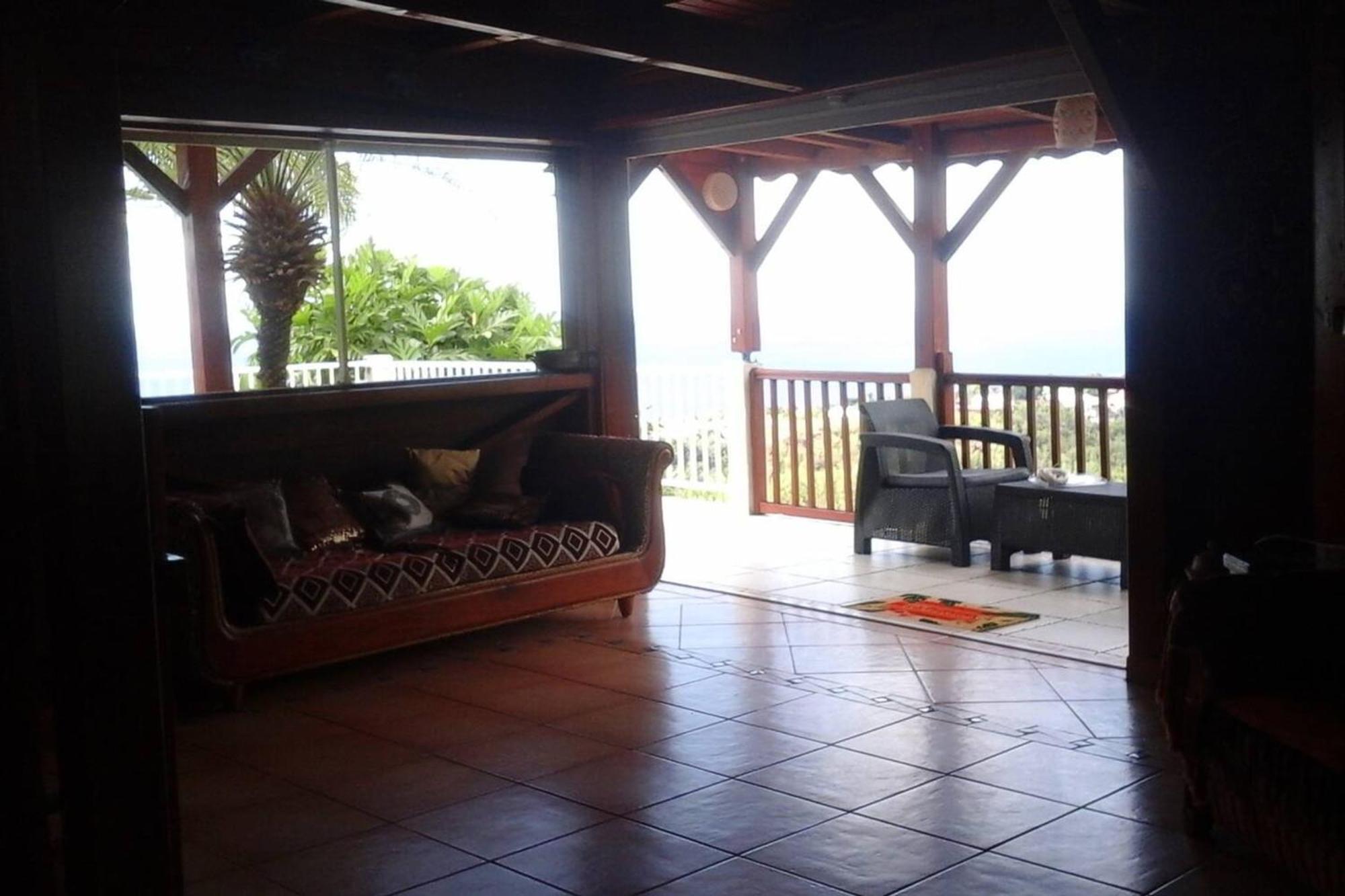 Villa Avec Vue Sur Mer A Vieux Habitants Piscine Bagian luar foto