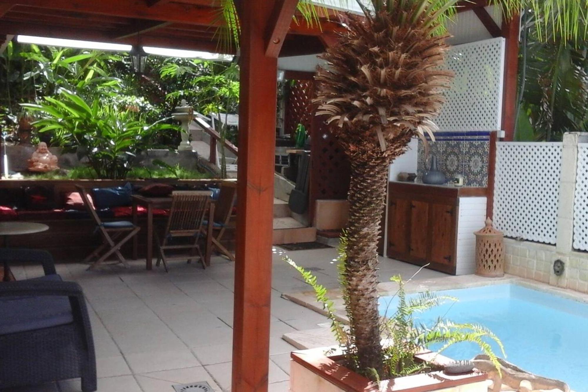 Villa Avec Vue Sur Mer A Vieux Habitants Piscine Bagian luar foto