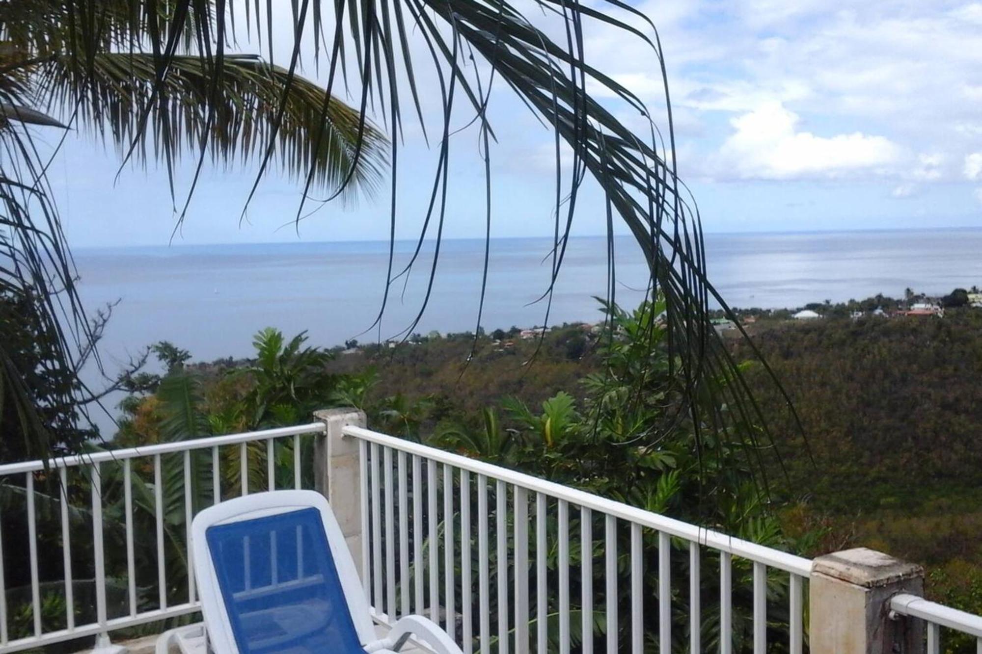 Villa Avec Vue Sur Mer A Vieux Habitants Piscine Bagian luar foto