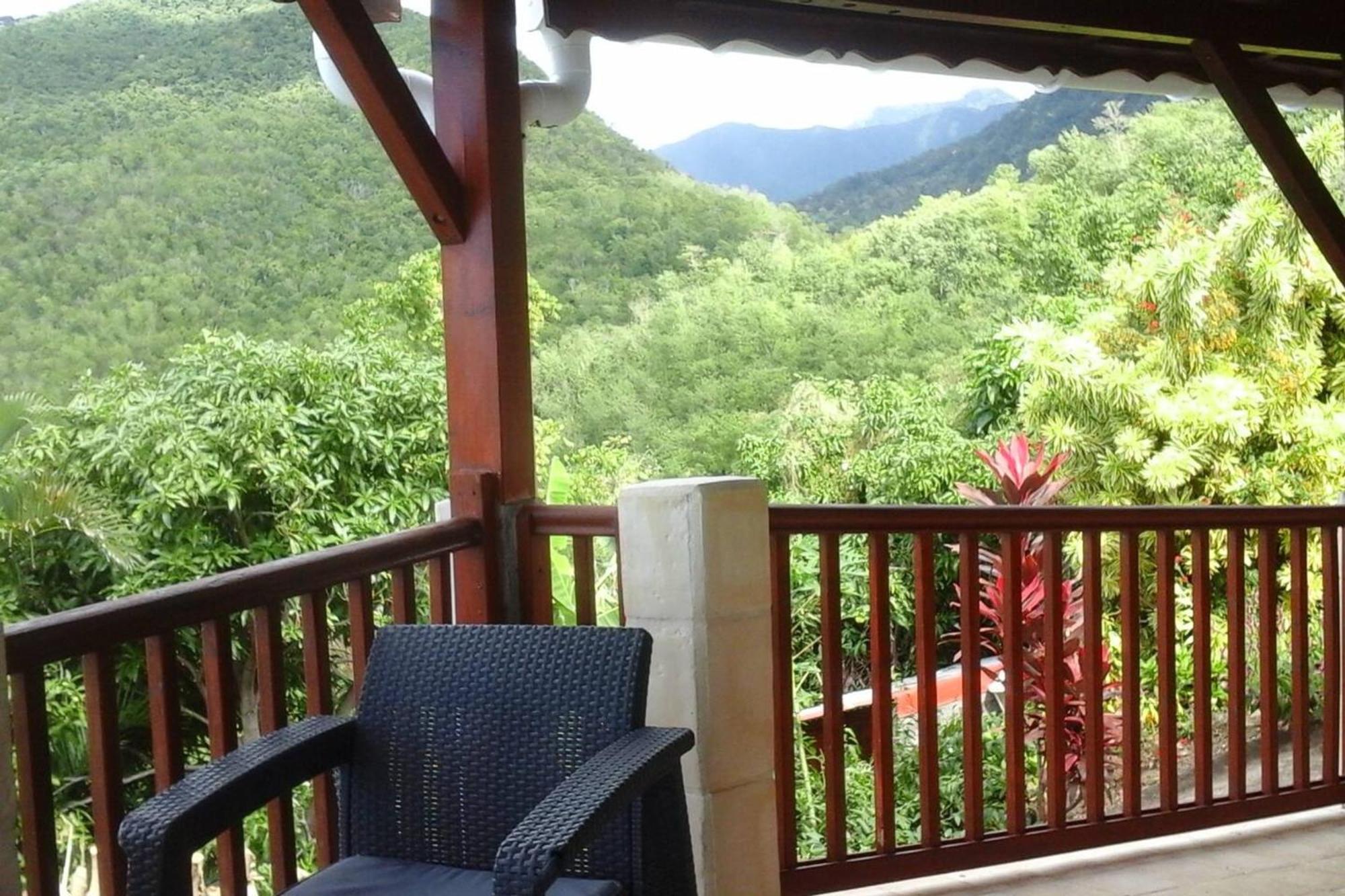 Villa Avec Vue Sur Mer A Vieux Habitants Piscine Bagian luar foto