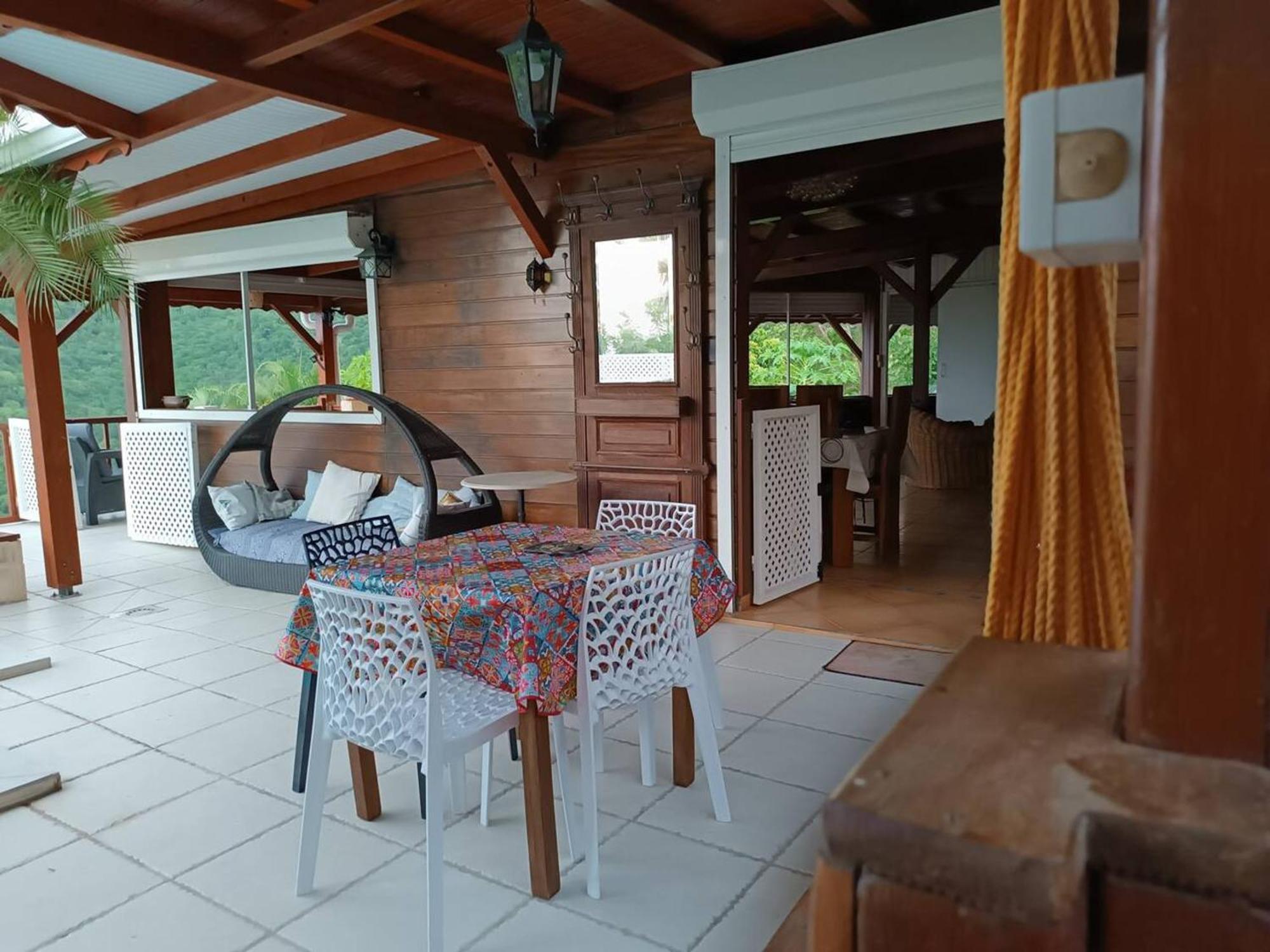 Villa Avec Vue Sur Mer A Vieux Habitants Piscine Bagian luar foto